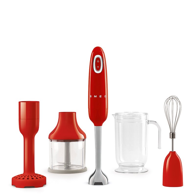 smeg frullatore rosso